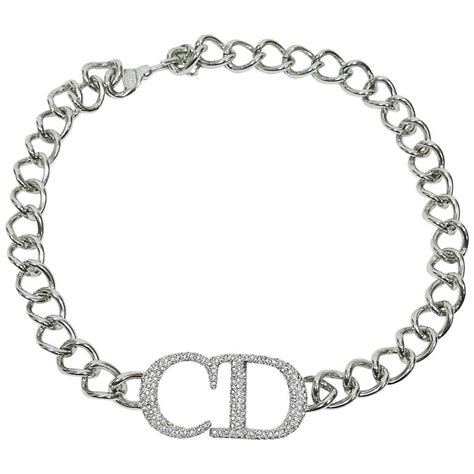 Silver Dior Necklaces for Women .